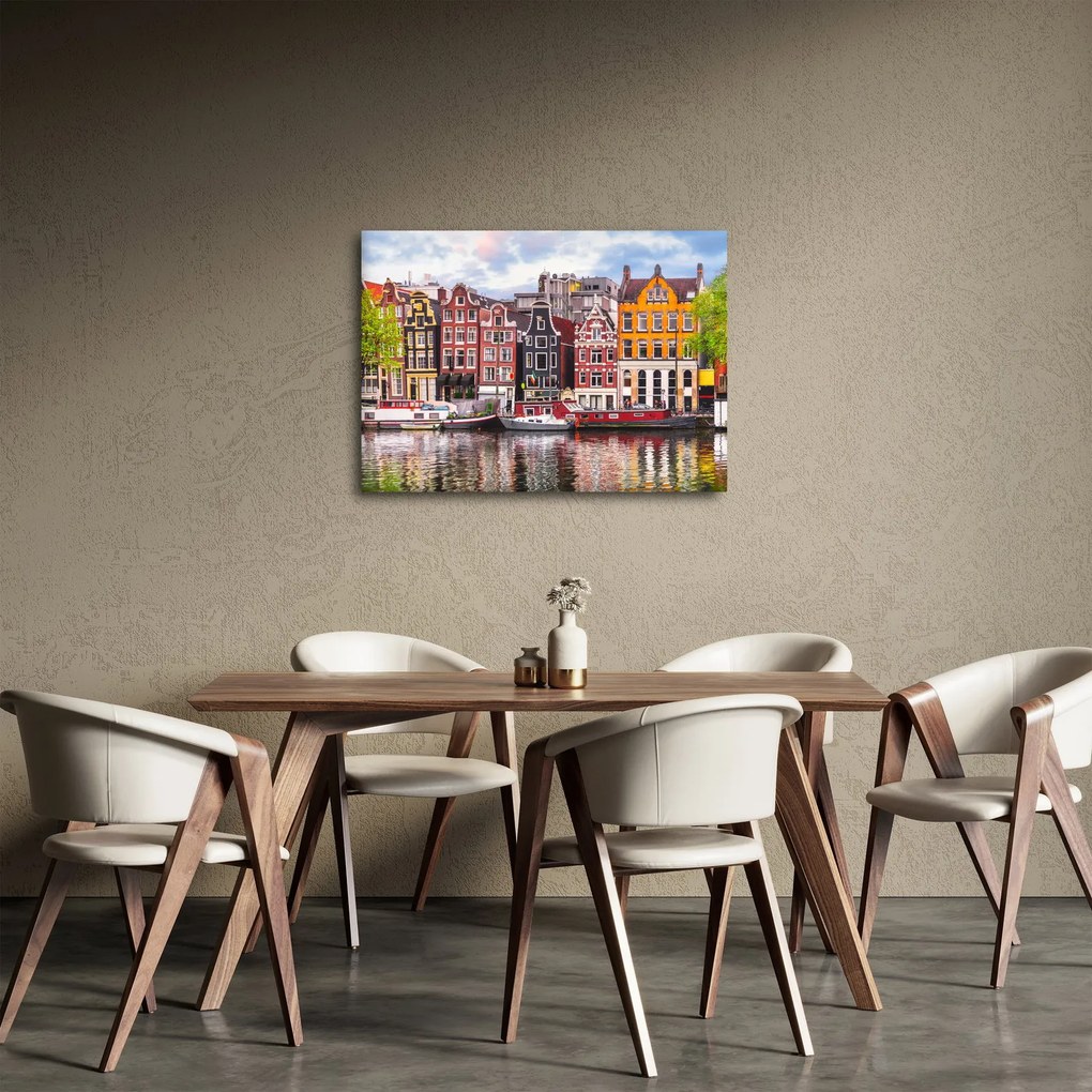 Obraz - Amsterdam, tanečné domy (70x50 cm)