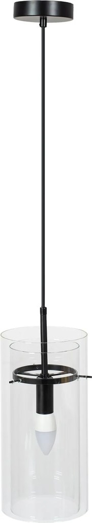 Toolight Toolight, závesné svietidlo 1xE14 APP1211-1CP, čierna, OSW-14033