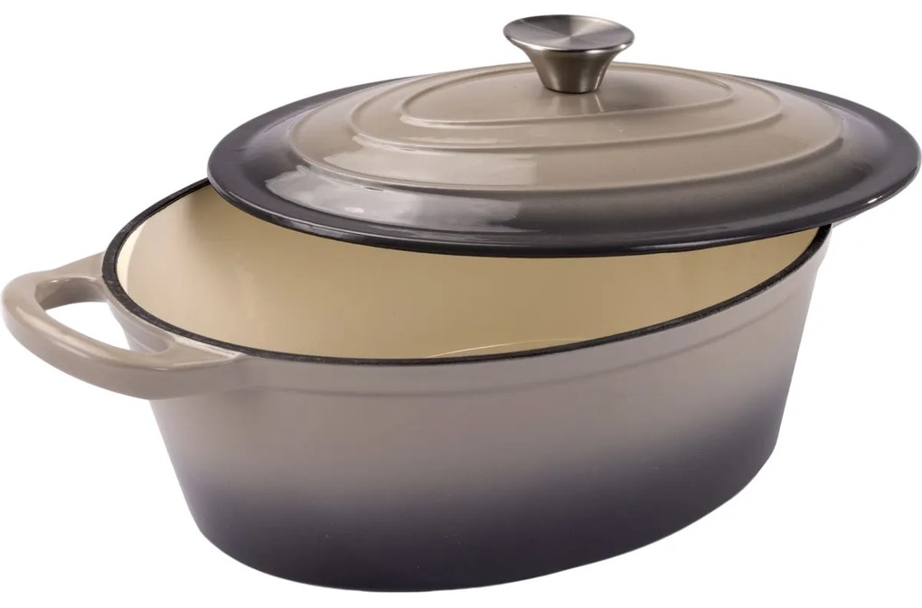 Lamart LT1305 Hrniec liatinový ovál Iron 28 x 22 cm, 3,5 l