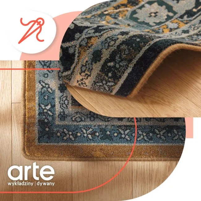 Koberec OMEGA Polonia Alhambra sivý / béžový