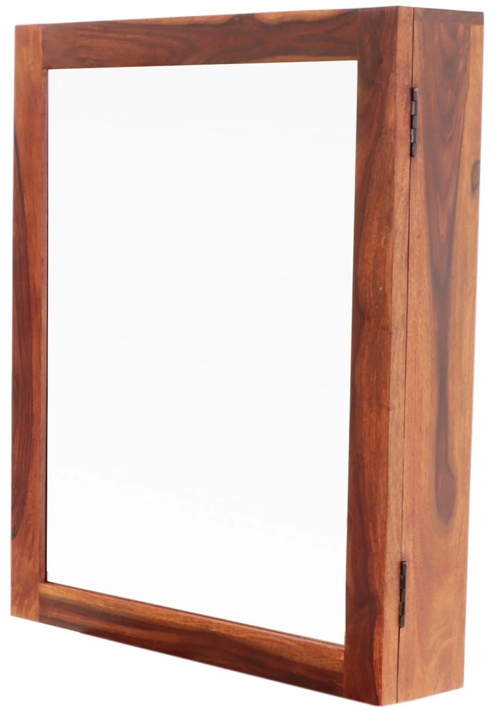 furniture-nabytek.cz - Zrkadlová skrinka do kúpeľne 65x80x15 z dreva palisander