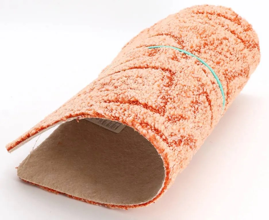 Koberec metráž Bella Marbella 53, na mieru, šíře 3m,4m,5m, oranžová, filc, obývacia izba, ITC