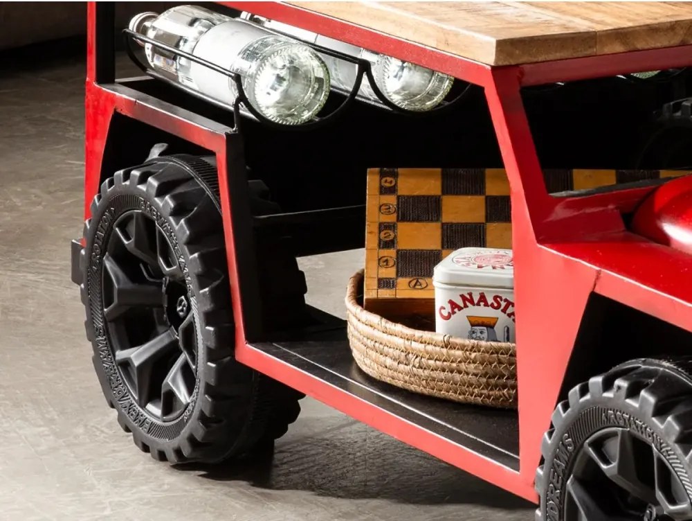 furniture-nabytek.cz - Konferenční stolek Adventure červený