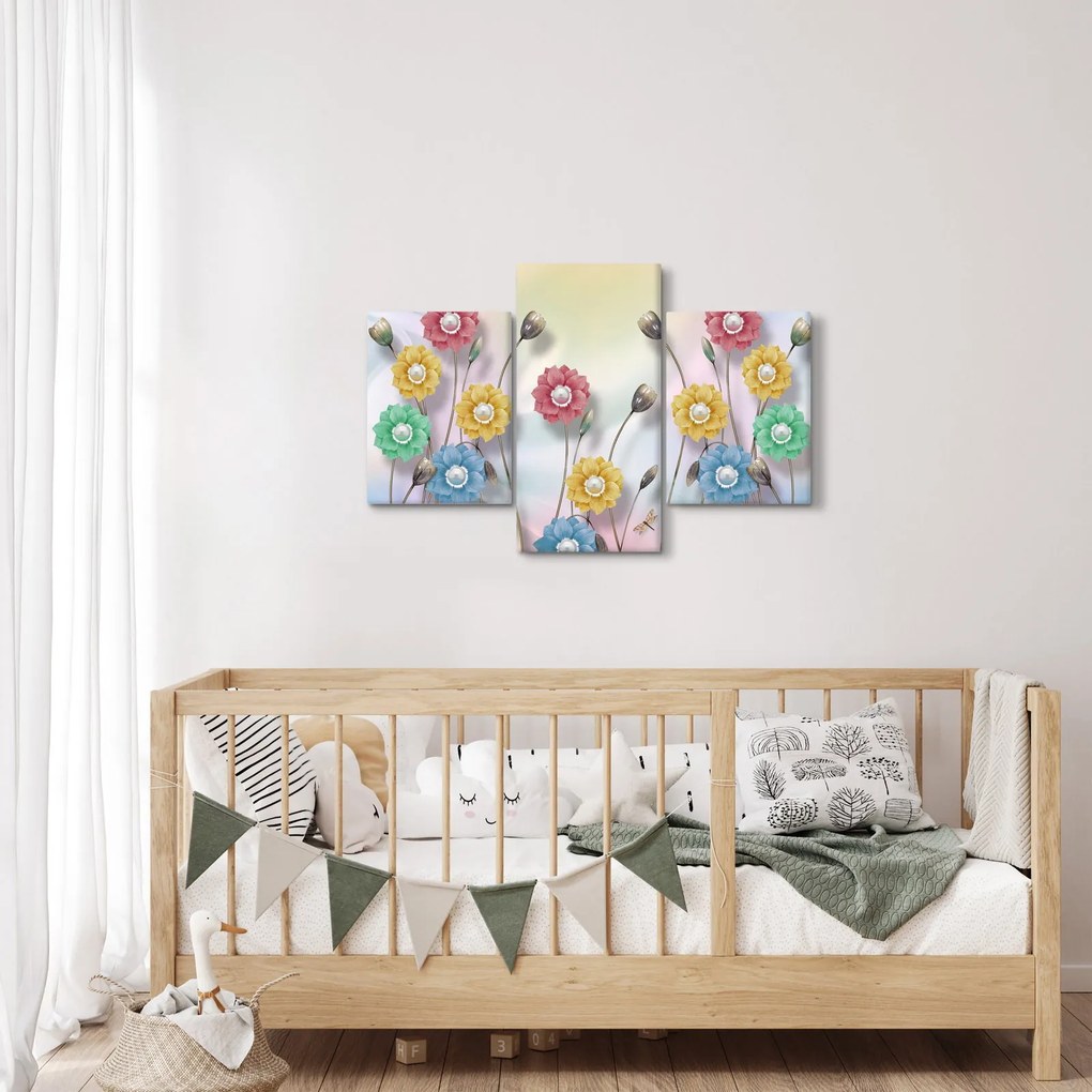 Obraz - Farebná lúka (90x60 cm)