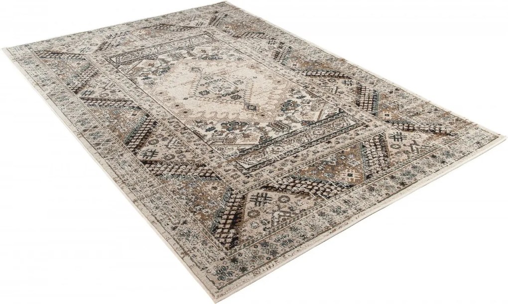 Biely obdĺžnikový koberec Dubai CHU – moderný dizajn pre domácnosť Rozmer: 200x300 cm