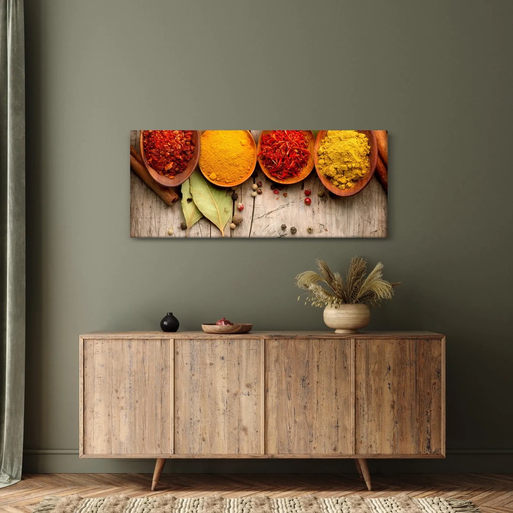 Obraz - Korenie na dreve (120x50 cm)