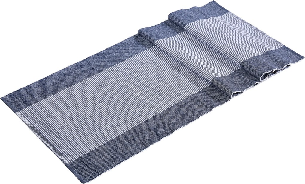 XXXLutz ÚZKY OBRUS, 40/140 cm, modrá Esposa - Textil do domácnosti - 004692025104