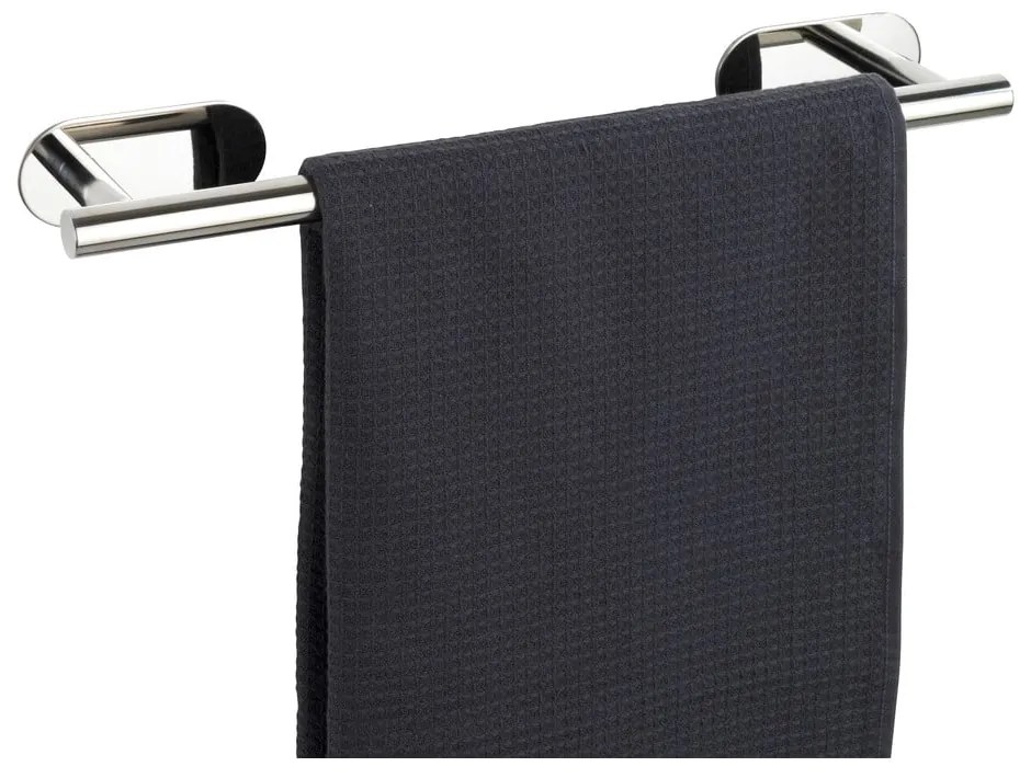 Lesklý nástenný antikoro držiak na uteráky Wenko Orea Turbo-Loc®