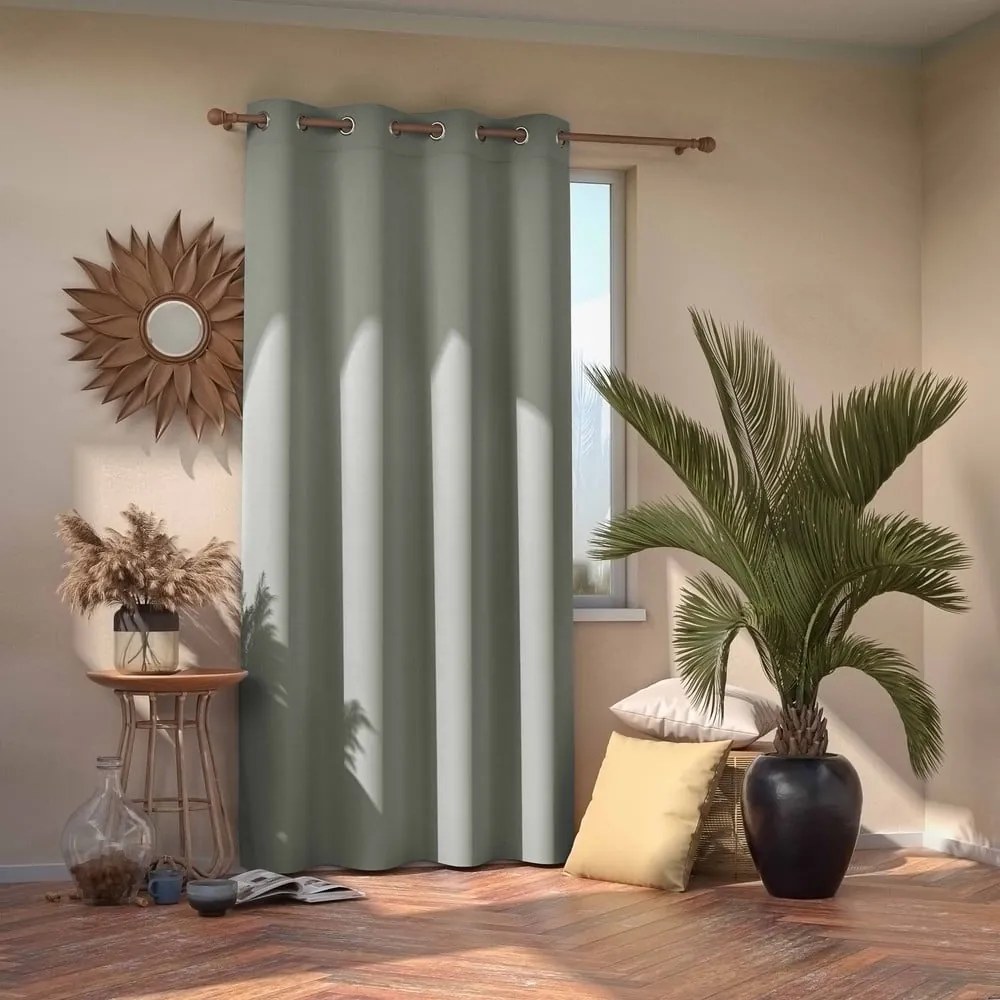 Sivý termo/dimout záves 140x245 cm Kierra – Restilo