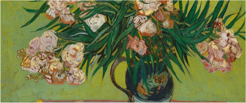 Obraz - Vincent van Gogh, Oleanders, reprodukcia (120x50 cm)