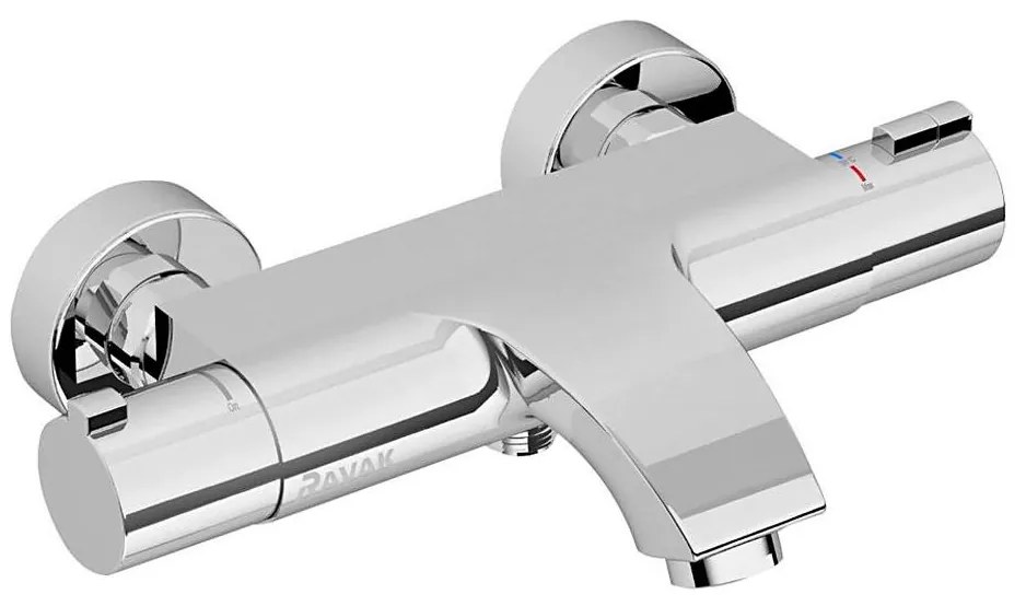 Ravak X070046 - Termostatická vaňová batéria TERMO lesklý chróm