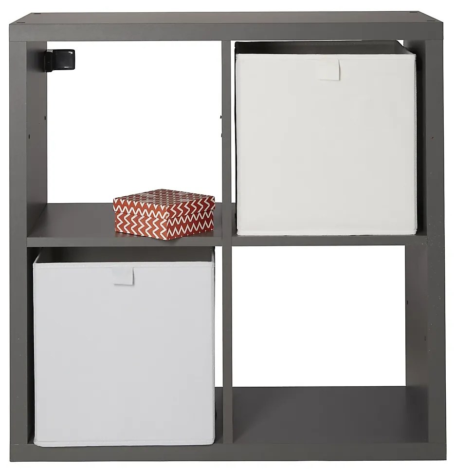 Regál Mixxit 4 B&Q 74 cm grafit