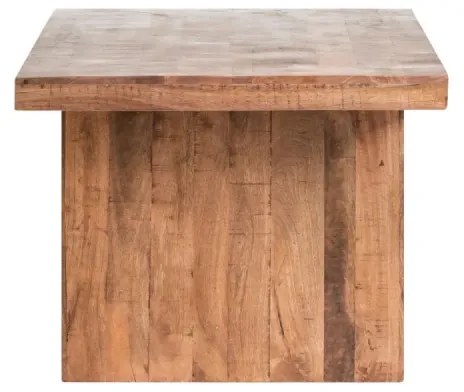 furniture-nabytek.cz - Masívny jedálenský set Cleveland z mangového dreva, lakovaný, hnedý – stôl 200 cm, 4 stoličky, lavica 190 cm
