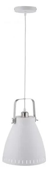 JUST LIGHT. 11060-16 - Luster na lanku EVA 1xE27/60W/230V pr. 26,5 cm biela