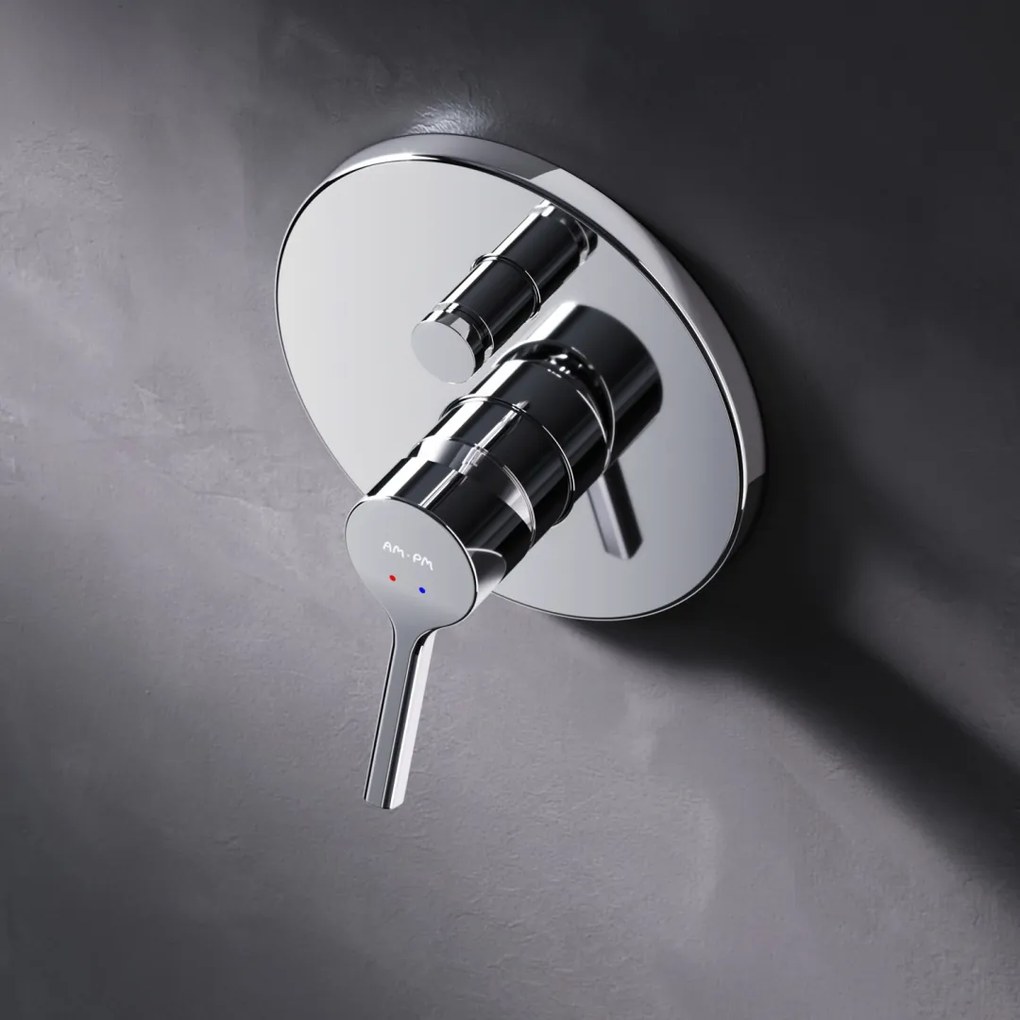 Vstavaná batéria AM.PM X-Joy S FXB45000 jednopáková, podomietková, chróm