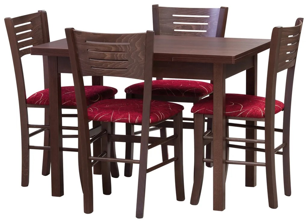 Stima Stolička VERONA s čalouněným sedákem Vyberte odtieň ->: Buk, Vyberte látku ->: LUX Zelená 18