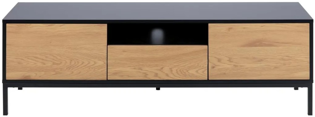 Actona TV stolík Seaford 140 - dub divoký / čierna