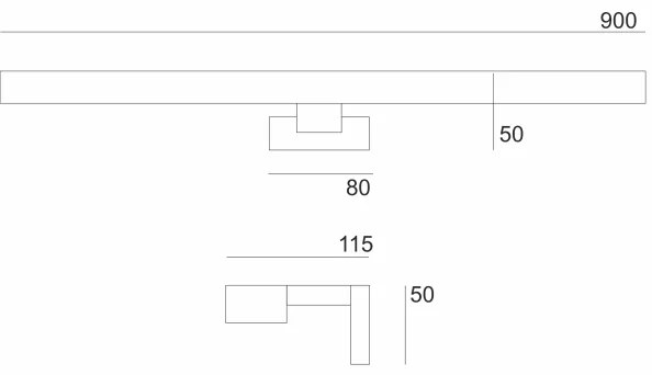 Brilagi-LED Kúpeľňové osvetlenie zrkadla WOODY MIRROR LED/15W/230V IP44 dub/biela