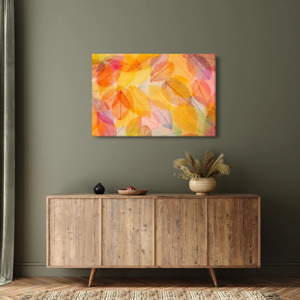 Obraz - Pozadie z jesenného lístia (90x60 cm)