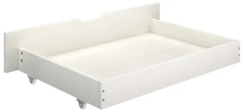 vidaXL Posteľný rám, 2 zásuvky, biely, borovica 90x200 cm-