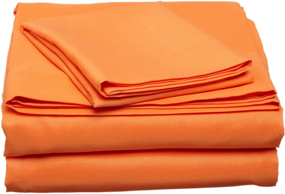 Plachta posteľná oranžová pevná EMI