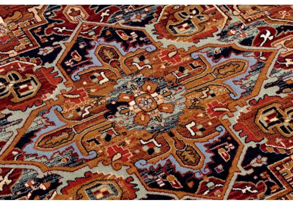 Vlnený kusový koberec Keshan terakota 200x290cm