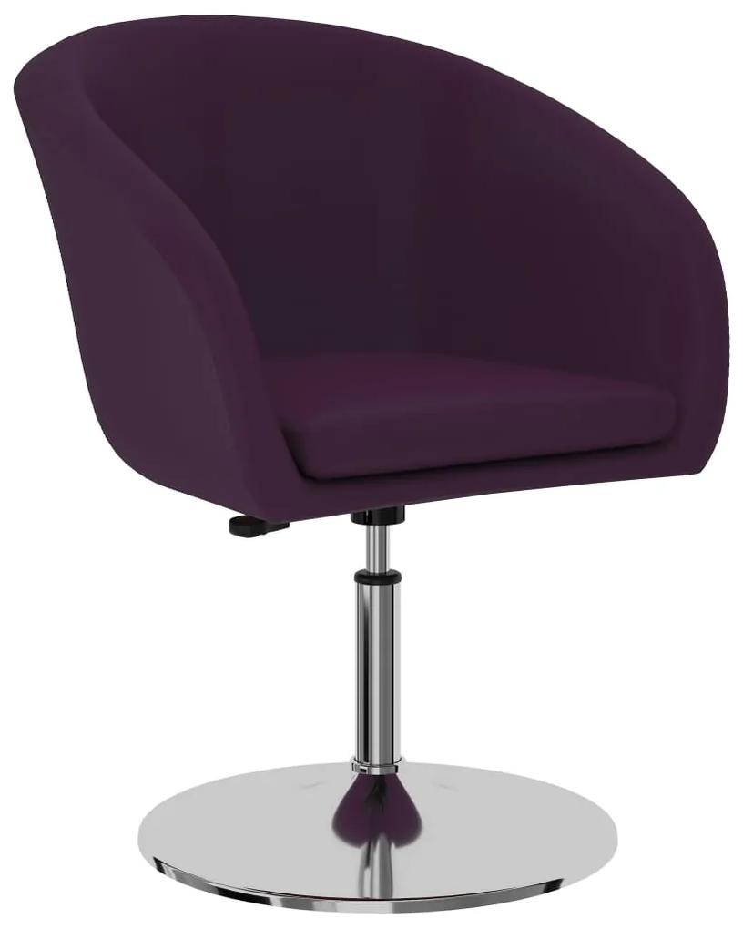 vidaXL Jedálenská stolička, fialová, umelá koža | BIANO