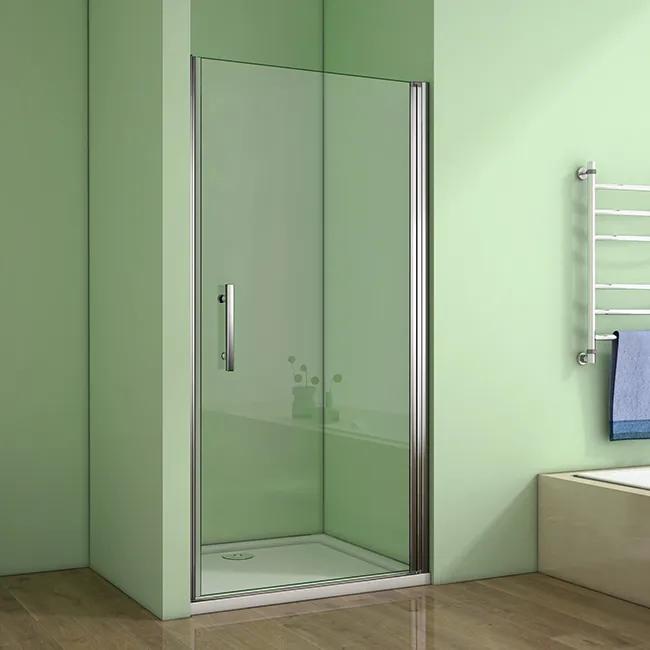 Sprchové dvere MELODY D1 90 jednokrídlové dvere 89 – 92 × 195 cm, sklo GRAPE, ľavý variant