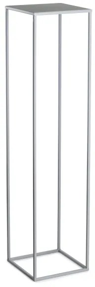 Stojan na kvety 100x24 cm šedá