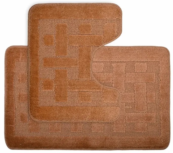 Kúpeľňové predložky set 2 kusov Ben hnedé EMI