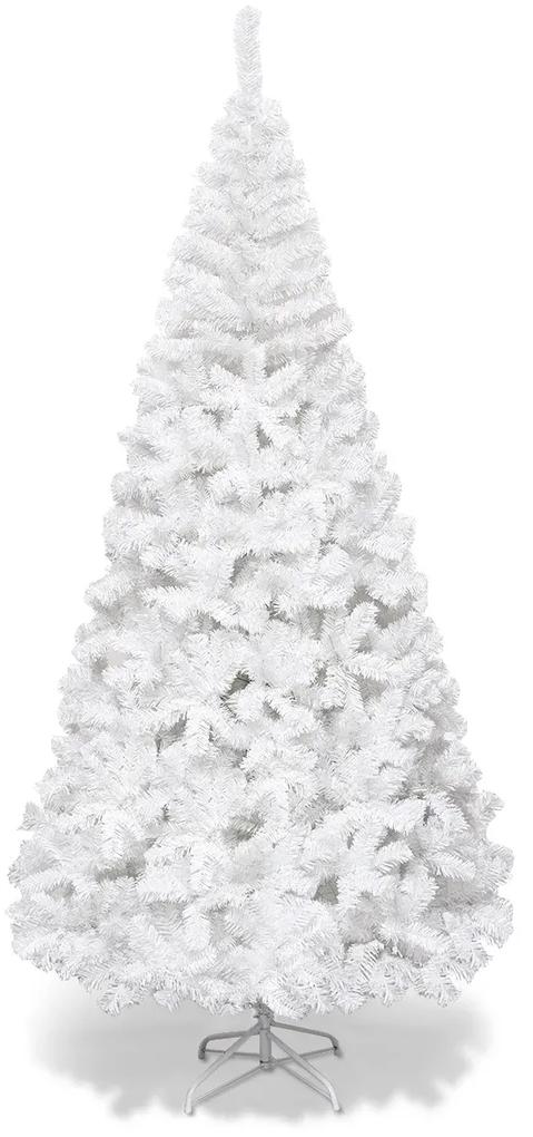 Biely vianočný stromček | 210 cm