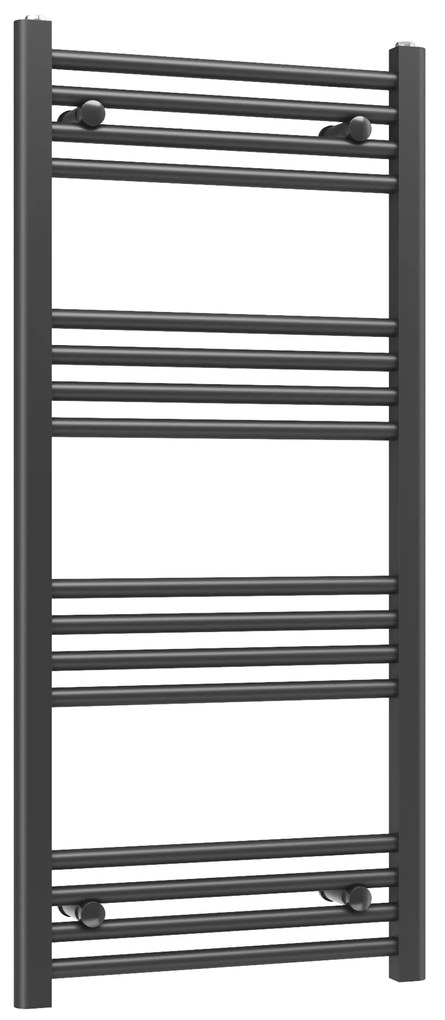 Gamma Erga Basic, vykurovacie teleso 1100x500 mm, 434 W, čierna, ERG-LAV-BASIC-11050-BK