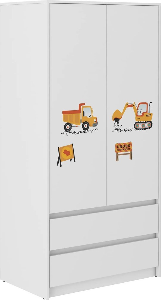 Wooden Toys Detská skriňa B-9 STAVEBNÉ NÁMESTIE