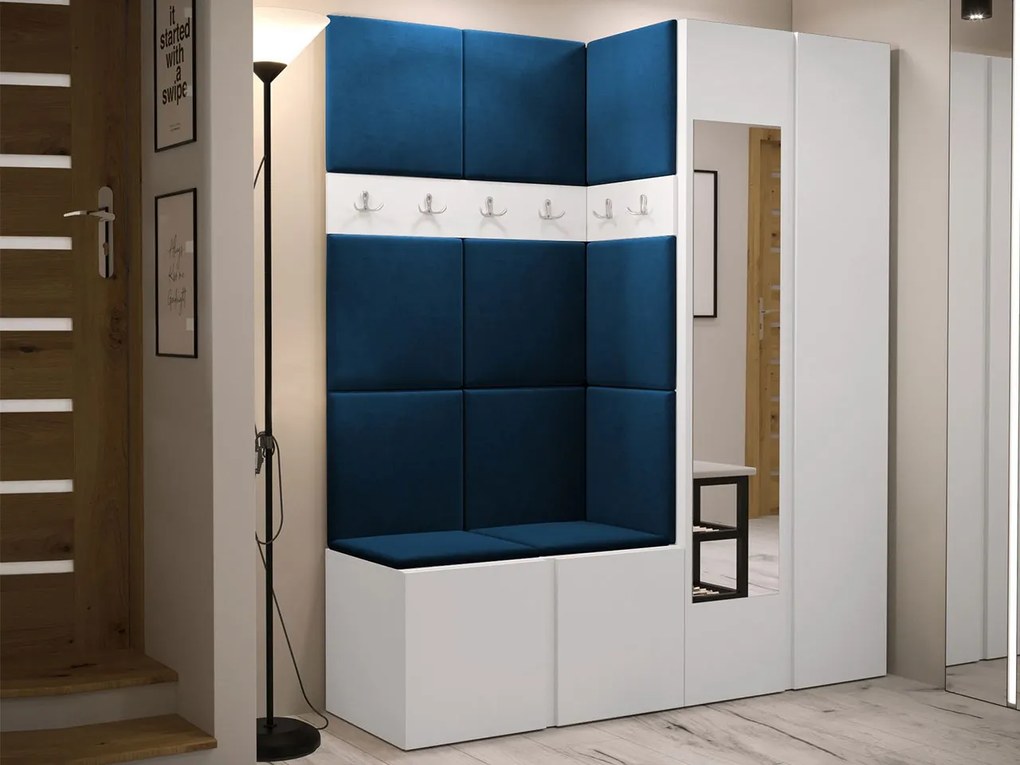 Predsieň Tavasz XII, Farby: kašmír, Farba čalúnenia:: ekokoža Soft 011 (čierna)