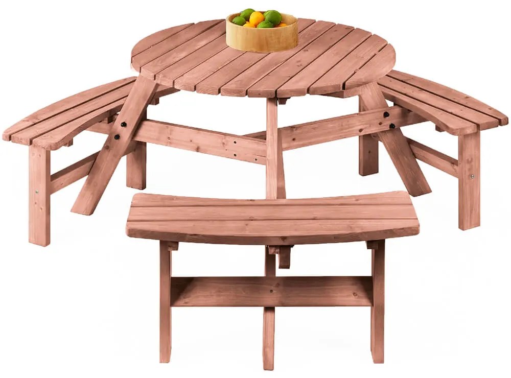 6 miestny piknikový stôl