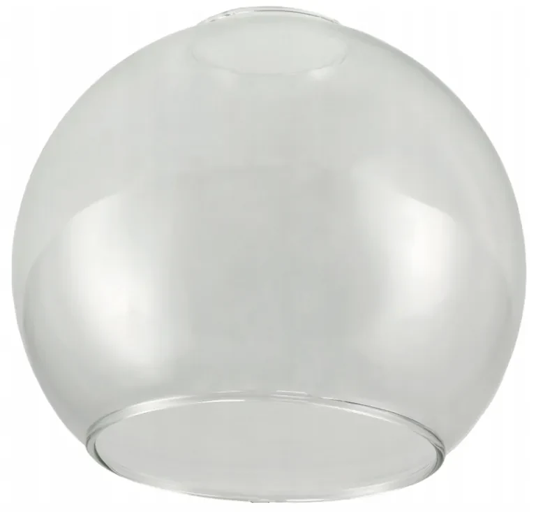 BERGE E27 LED luster závesné svietidlo, sklenená guľa, priehľadné