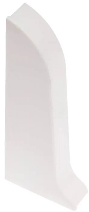 Ľavá záslepka podlahovej lišty 9003 EASY biela