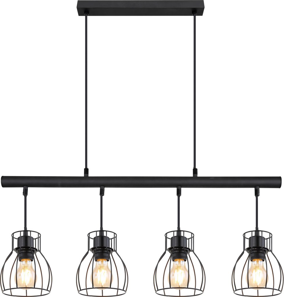 XXXLutz ZÁVESNÉ LED SVIETIDLO, 77/14/120 cm Globo - Interiérové svietidlá - 004558951601