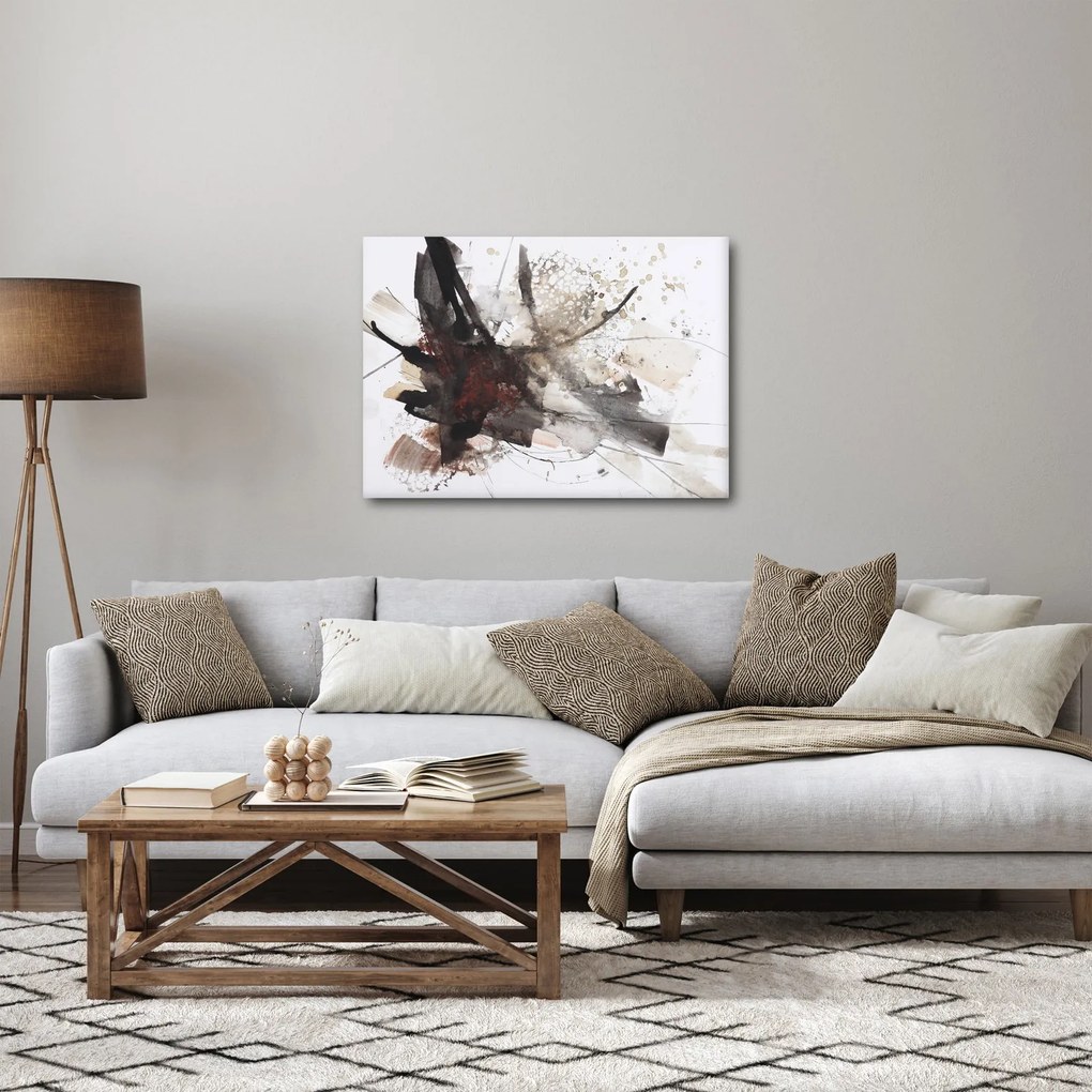 Obraz abstraktné maľby (70x50 cm)