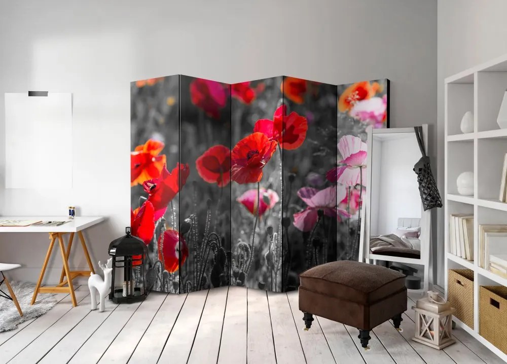 Artgeist Paraván - Red Poppies II [Room Dividers]