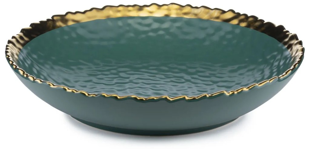 Keramická súprava tanierov Kati Green Gold 2ks