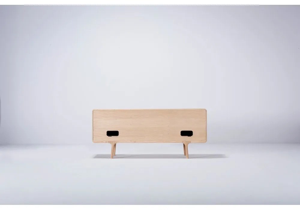 TV komoda z masívneho dubového dreva Gazzda Fawn Natural