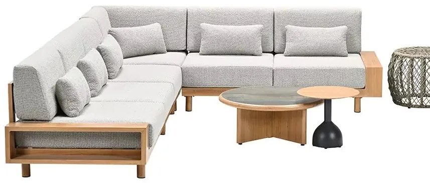 Hliníkový rohový nábytok MARQUIS s predlžovacím modulom