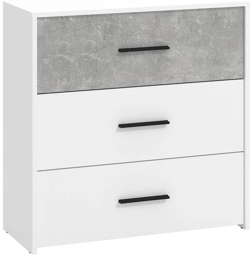 Komoda Varadero biela/betón 3F 11011618