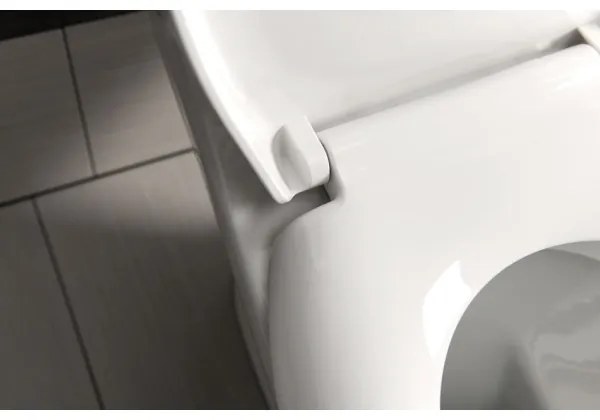 Aqualine - Záchodová doska SOFIA SoftClose biela