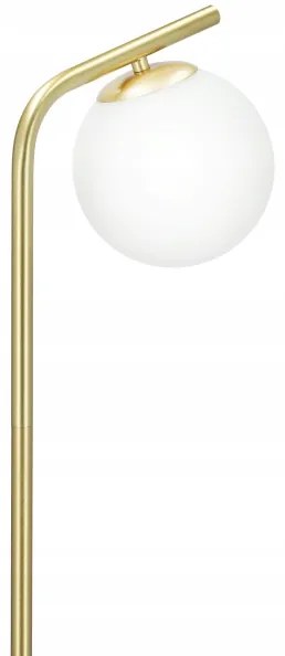 Stojacia lampa 1xG9/40W/230V zlatá/biela