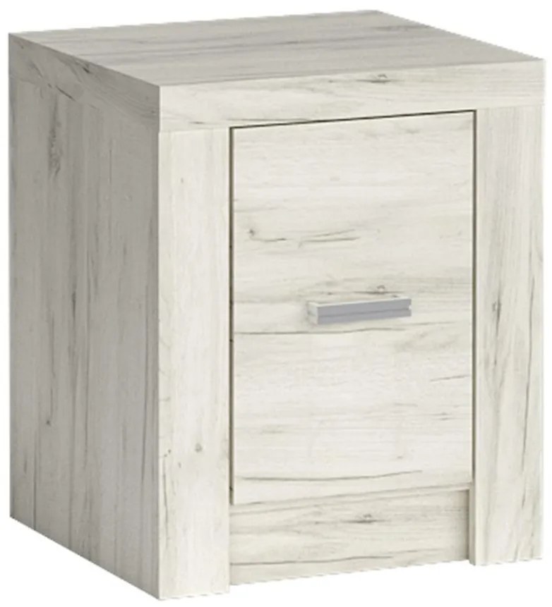 Nočný stolík Indianapolis I24 kraft biela