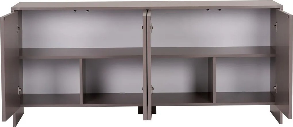 Dizajnová komoda Uchenna 180 cm mokka hnedá