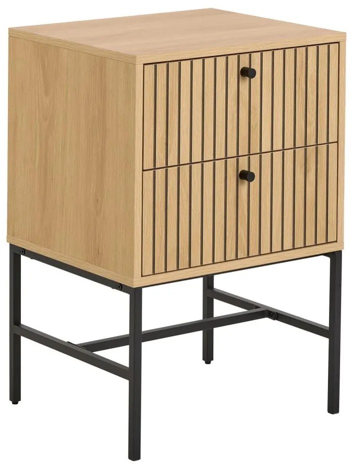 Nočný stolík s zásuvkami OLIVIA dub