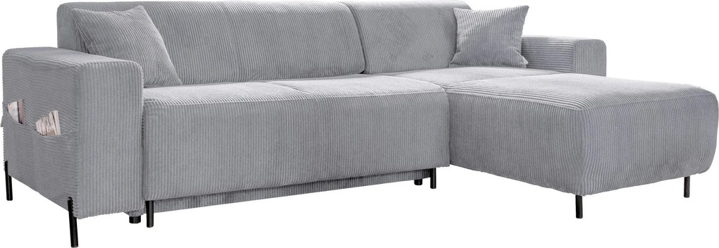 XXXLutz ROHOVÁ SEDAČKA, textil, svetlosivá MID.YOU - Sedačky - 001454003102